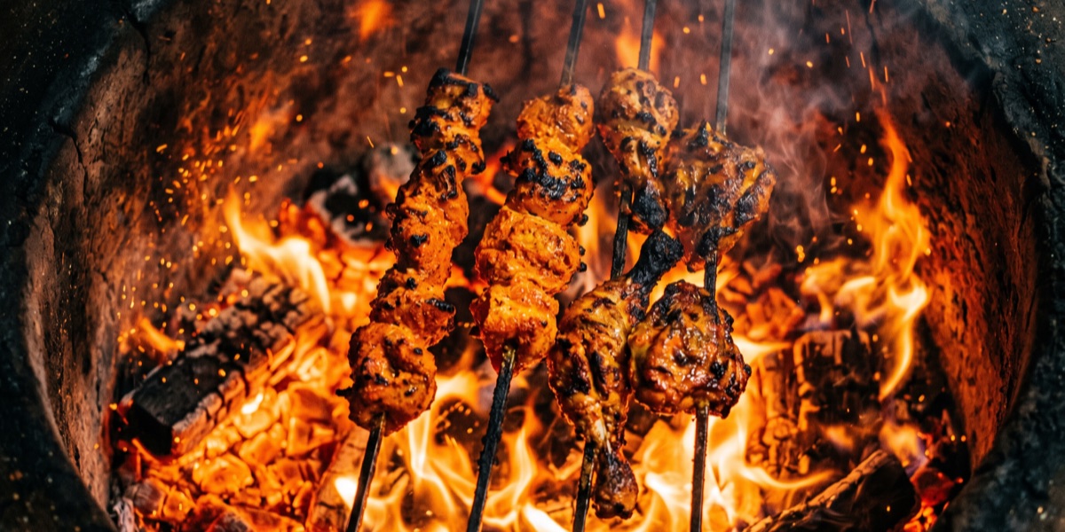 Real fire